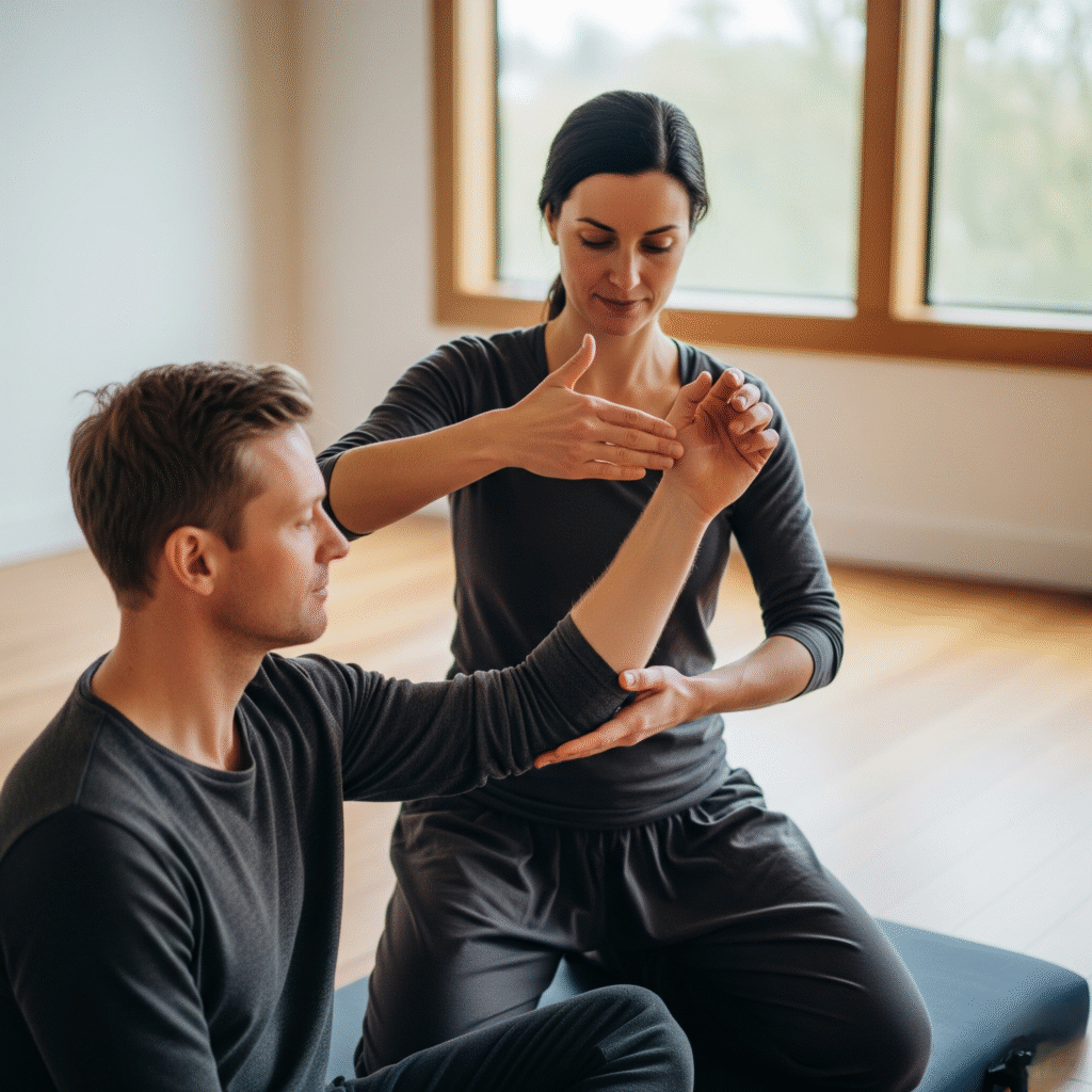 Practitioner Practicing A Technique 1024x1024