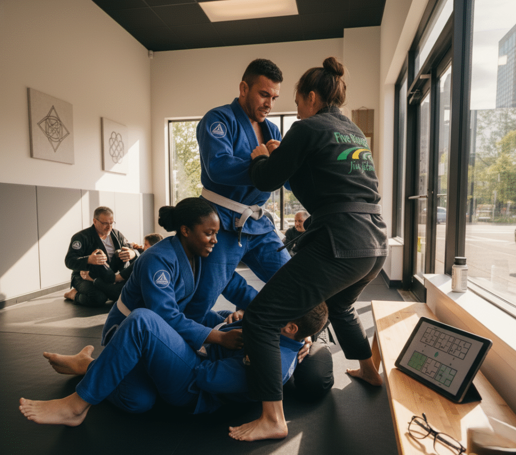 guard pass or submission defense.