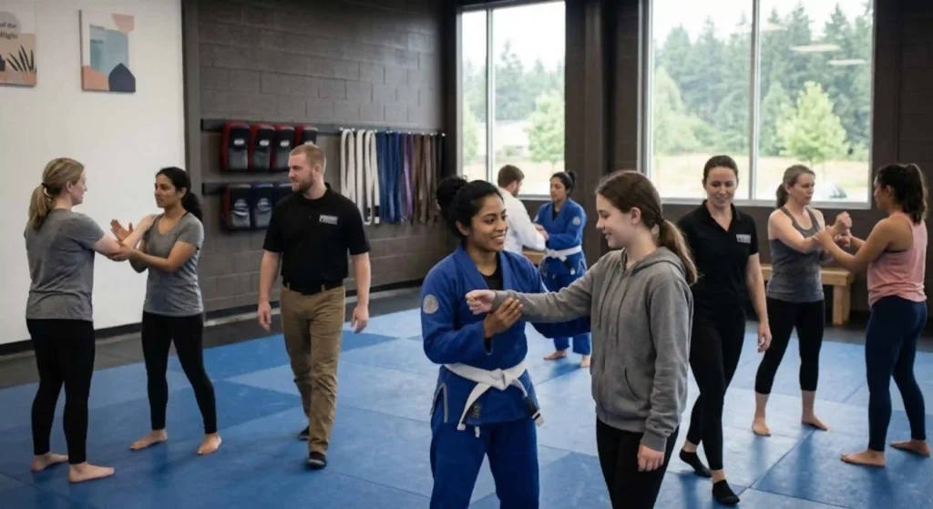 Self-defense class near Tigard building confidence