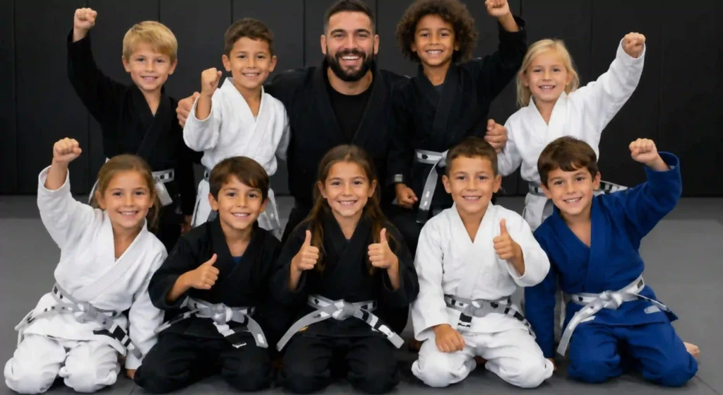 Portland Kids BJJ students building confidence through training